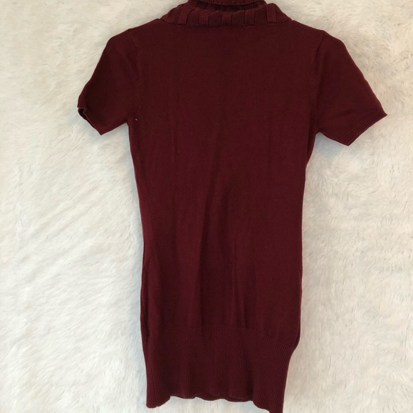 Fall-winter dark red fleece blouse! - Picture 2 of 2